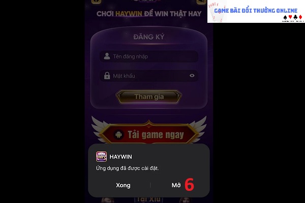 Đăng ký HayWin gamebaionline247.com Android4