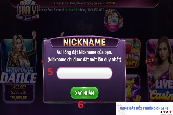 Đăng ký HayWin gamebaionline247.com