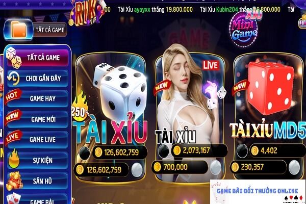 Khuyến mãi Rikvip gamebaidoithuongonlinelive