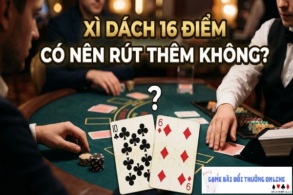 Xì Dách 16 điểm có nên rút thêm không? Giải đáp dễ hiểu cho người mới