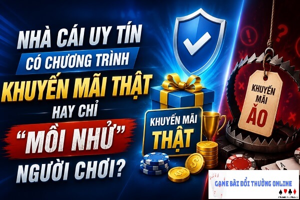 Nhà cái uy tín có chương trình khuyến mãi thật hay chỉ “mồi nhử” người chơi?