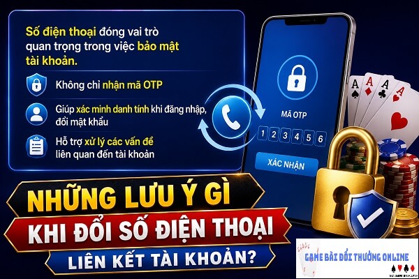 Những lưu ý gì khi đổi số điện thoại liên kết tài khoản?