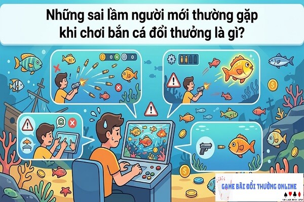 Những sai lầm người mới thường gặp khi chơi bắn cá đổi thưởng là gì?