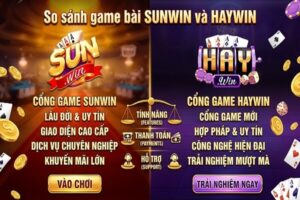 so sánh sunwin và haywin