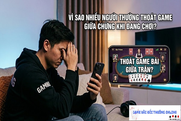 Vì sao nhiều người thường thoát game giữa chừng khi đang chơi?