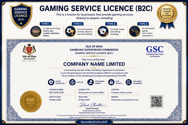 Gaming Service Licence (B2C) - Ảnh minh họa